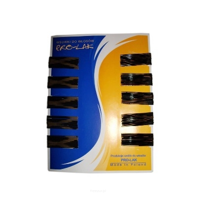 Wsuwki do włosów czarne 4 cm, 100 sztuk