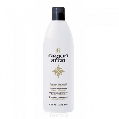 RR Line, Argan Star, szampon do każdego rodzaju włosów z olejkiem arganowym, 1000 ml