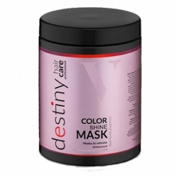 Destiny, maska do włosów farbowanych 1000 ml + Gratis