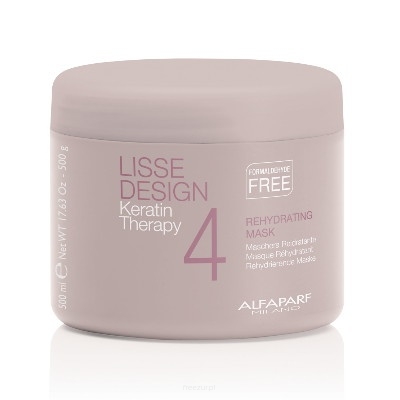 Alfaparf Lisse Design Reidratating Mask, maska nawilżająca 500 ml KERATYNOWE PROSTOWANIE ETAP IV