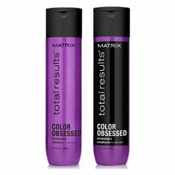 Matrix Color Obsessed, zestaw szampon + odżywka do włosów farbowanych 2x300 ml
